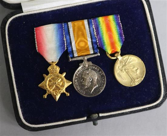 Original First World War Miniature Medal Group